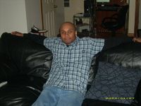 me relaxing at home