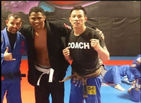 Brazilian ju jitsu instructors, diego to the left, koon to my right