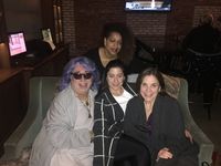 Mom, sister and my queen of a cousin (blue hair)... Girls night out NYLO