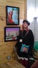 At Art Exhibit with my art work. March 2022.