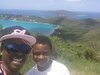 Most recent,  chillin with my nephew in St Thomas. I definitely got some sun