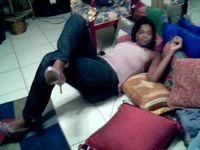 me just chillin on the floor