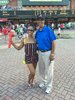 Daddy's girl! Me and pops at the Braves game