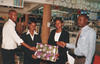 this is me at work second left