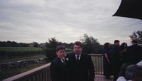 my nephew and I at my brother's wedding.