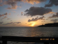 Sunset in St. Maarten