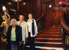 at titanic exhibition with sister and neice