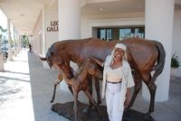 Scottsdale w/cast iron horse.