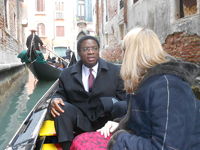 Riding the Gondola, Venice, Italy, February 2013