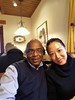 Having lunch with a friend before she returns to Asia