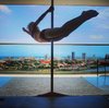 My apartment—and my pole—when I was living in Cartagena, Colombia
