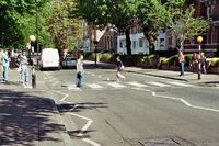 ...on the Abbey Road cebra crossing