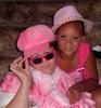 Playing dress-up with my granddaughter