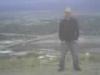 On top of a mountain, overlooking Salt Lake City, Utah