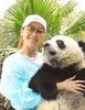 Me and this cute little panda in China