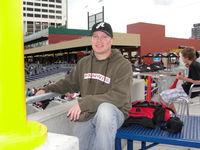 At a baseball game