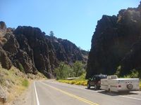Leaving the Frenchman's Campground 9/2008. Had to stop and take a pic of the rocks.