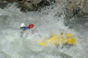 Me with friends and family whitewater rafting through a class V+ run in Colorado