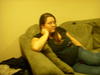kids got a pic of me sitting on the couch..lol