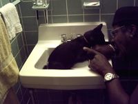 MOST OF THE TIME SHE LETS ME SHAVE BUT THIS TIME I HAD TO LET HER KNOW WHO PAYS THE RENT!!