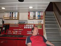 Me at mine workplace MV Bourbon Tampen.