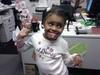 My daughter at work.