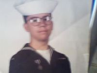 my geeky Navy boot camp picture lol