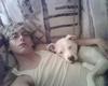 My dog Caesar and I.